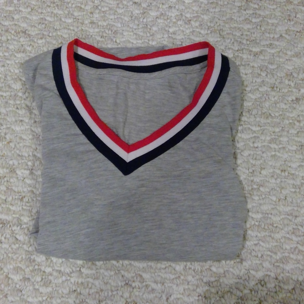 Gray shirt